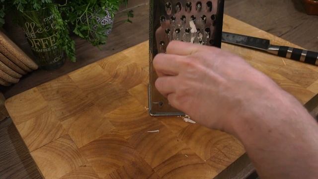 German Ground Meat Cheese Leek Soup—A Mouthful!