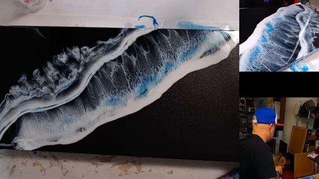 Black Ocean Resin Tutorial for Beginners смотреть онлайн