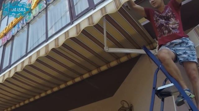 Выдвижная Маркиза в Краснодаре. Навес от Солнца. Фабрика Дамаска смотреть онлайн