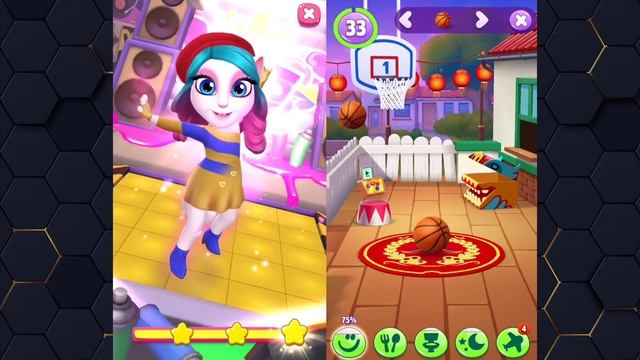 My Talking Angela 2 VS My Talking Tom 2 Android Gameplay Episode 5 смотреть онлайн