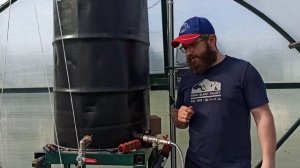 Капельный полив в теплице и автоматическое наполнение бочки