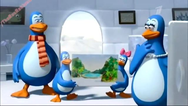 Реклама Киндер Пингви 2014 - Папа рисует картину