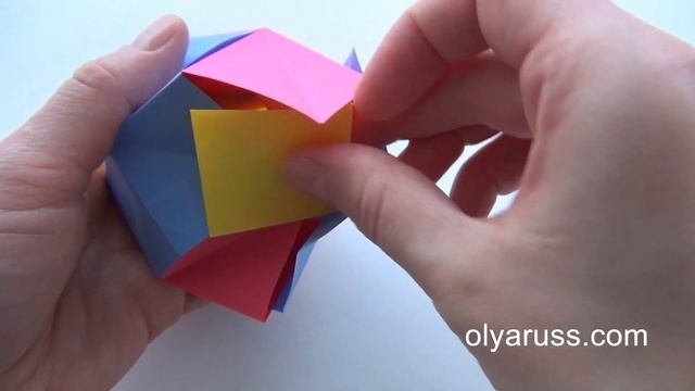 Оригами Многогранник | Головоломка Матасова | Origami Puzzle смотреть онлайн