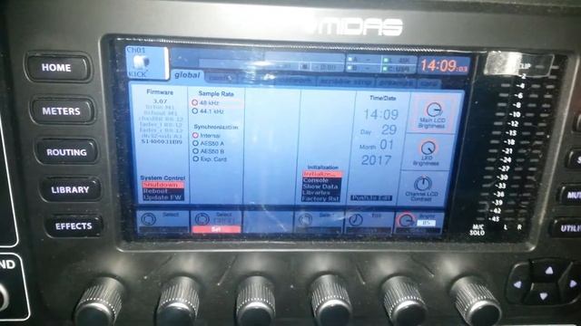 Midas M32 - Behringer X32. Возврат к заводским настройкам. смотреть онлайн