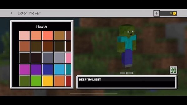 How to make a zombie skin in Minecraft pocket edition