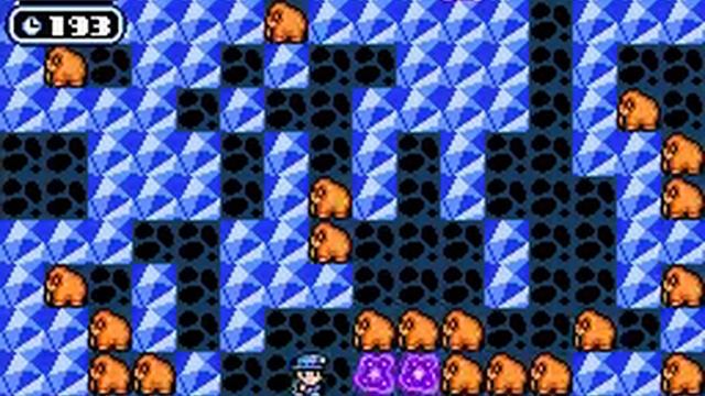 Boulder Dash, NES, level 2-3 смотреть онлайн