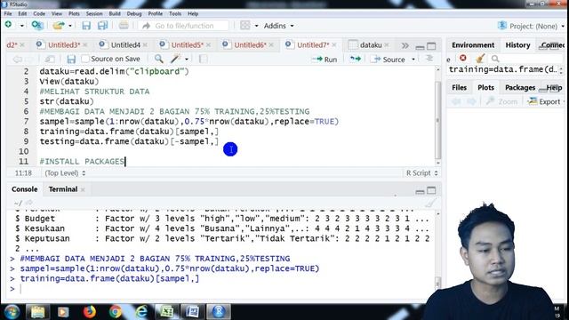 Ensemble Bagging (Bootstrap Aggregating) Menggunakan R смотреть онлайн