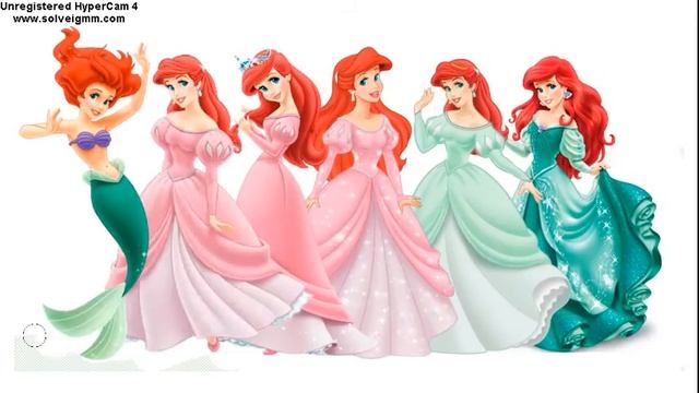 Ariel Mermaid ??? Coloring Pages Cartoon #35 ??? Русалочка Ариель ? Раскраска Мультик #35 ? смотреть онлайн