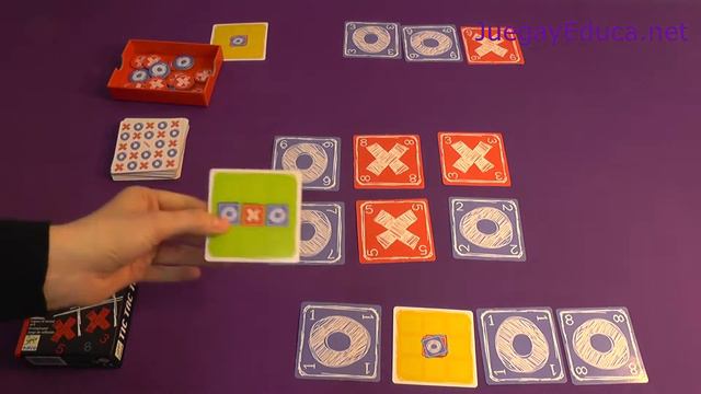 TicTacToe, Juego de cartas de Djeco. Tres en raya смотреть онлайн