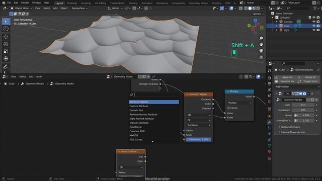 Геометрические Ноды Blender для Новичков | Создание пустыни смотреть онлайн