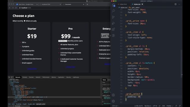 Sketch to HTML & CSS Pricing Table UI смотреть онлайн