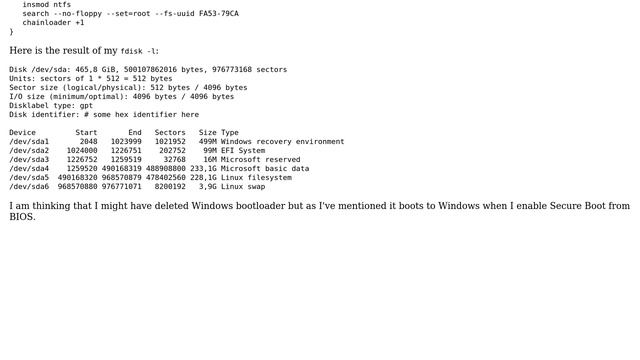 Windows 10 Is Not Visible On Grub