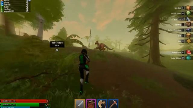 Полеты на глайдере в игре Island Survival Alfa смотреть онлайн