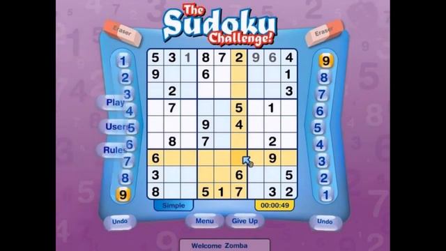 The Sudoku Challenge! PC 2005 Gameplay смотреть онлайн