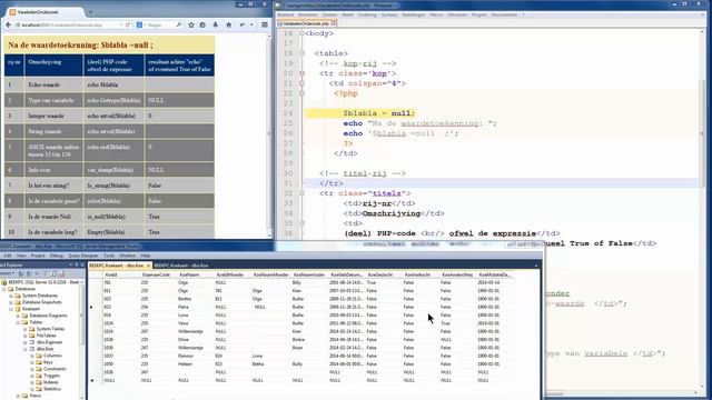 Inleiding PHP 11: Variabelen Onderzoek 3 Null, unset en casting (Cursus Nederlands Gesproken) смотреть онлайн