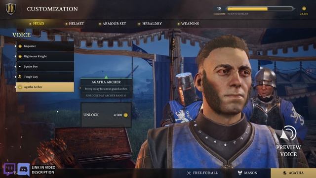 Chivalry 2 Character Customization Options - All Weapons, Armor, Male Voices and More! смотреть онлайн