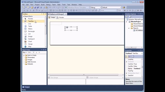 Reporting Services (SSRS) Part 1 - Getting Started with a New Project смотреть онлайн