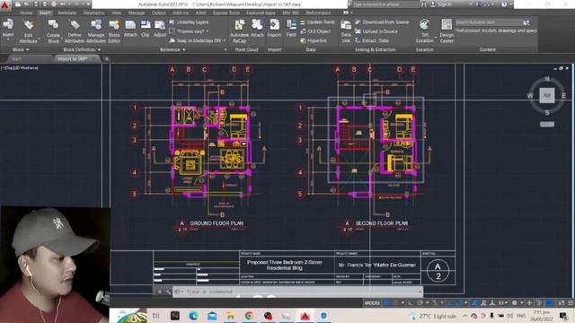 How to import CAD file to SketchUp (Tagalog) смотреть онлайн