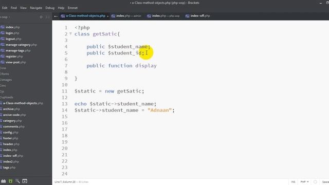 Advance OOP | PHP Programming | Class 3 | Static Property | Bangla смотреть онлайн