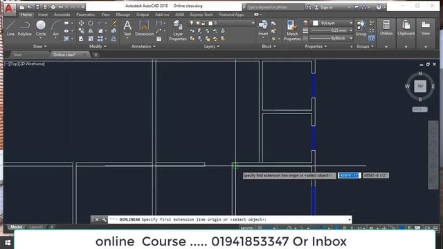 Online Class 3 AutoCAD 2018 AutoCAD Class 3 Floor Plan 2018 অটোক্যাড смотреть онлайн
