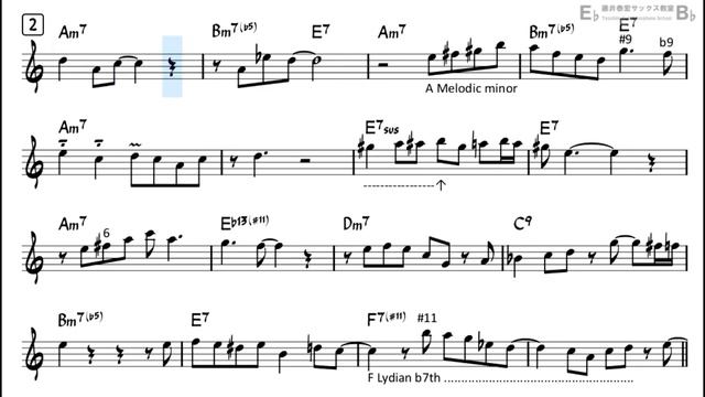 Sugar - Easy Solo Example for Alto Sax (Take -1, Revised) смотреть онлайн