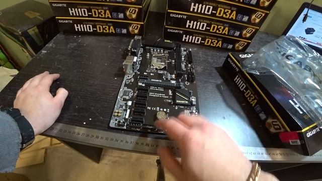 Обзор материнки GIGABYTE GA-H110-D3A (rev. 1.0)| Материнка на 6 видеокарт за 5630 руб. Замена z270p смотреть онлайн