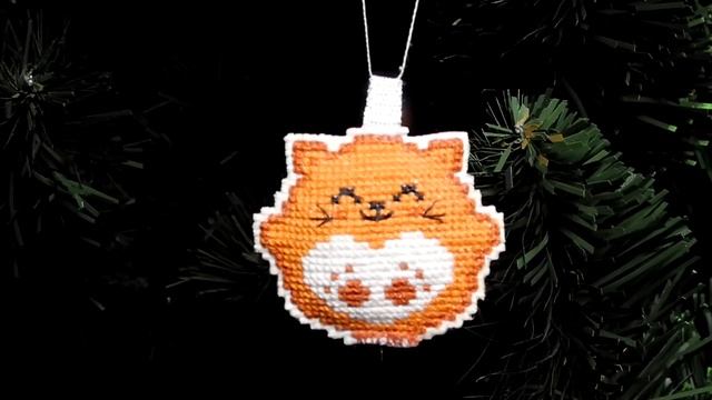 Вышитые новогодние открытки и рукодельные ёлочные украшения ✦ Шоколапкины Рукоделия ✦ смотреть онлайн