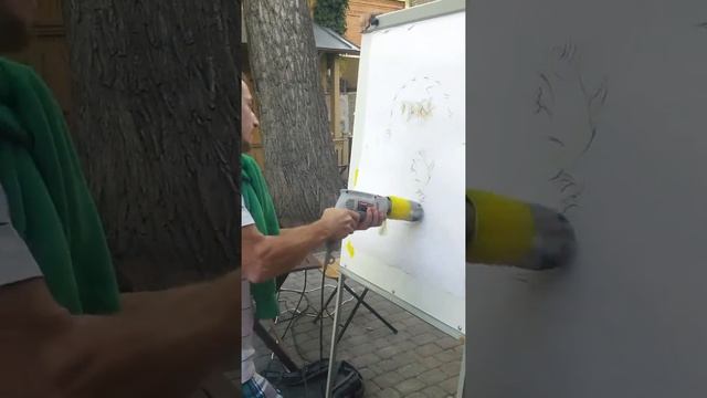 мастер класс по рисованию дрелью смотреть онлайн