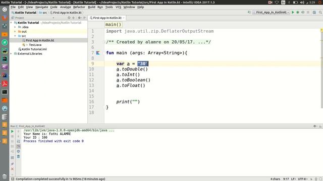 15 - Convert between data types in Kotlin التحويل بين أنواع البيانات смотреть онлайн