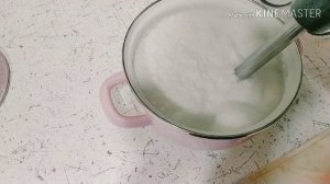 Кокосовое молоко из кокосовой стружки.