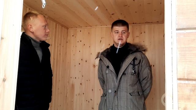 Как сделать каркасную баню. Обзор мобильной бани. Бизнес на строительстве бань! смотреть онлайн