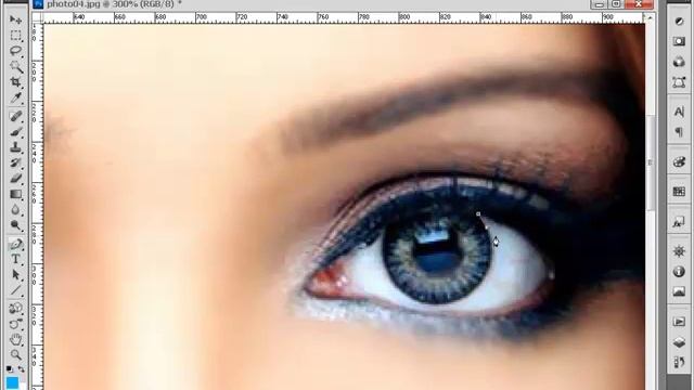 Изменяем цвет глаз в фотошопе.mp4 смотреть онлайн