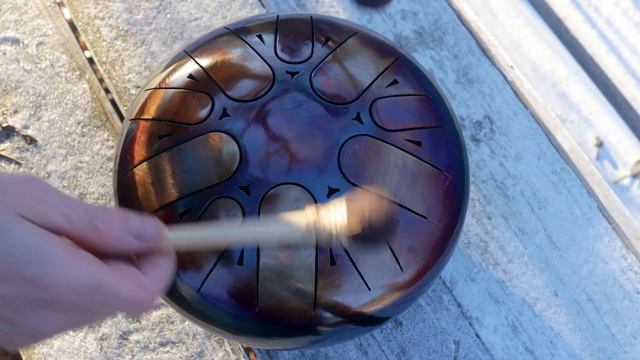 10" Sadhu steel tongue drum смотреть онлайн
