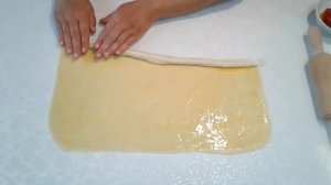 Слоеное постное тесто
