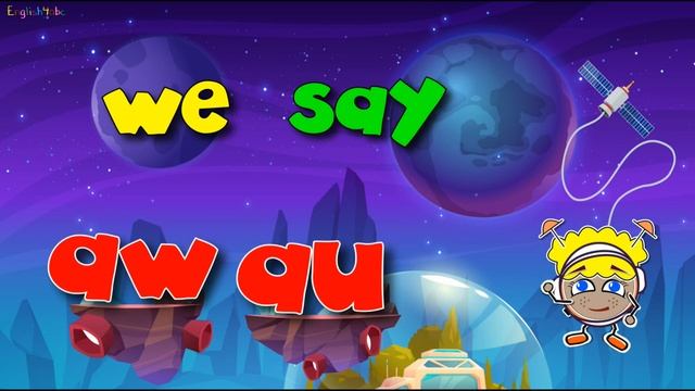 The Sound of aw - au / Phonics Mix! Paw, draw, yawn, pawn, August, launch, applaud and sauce. смотреть онлайн