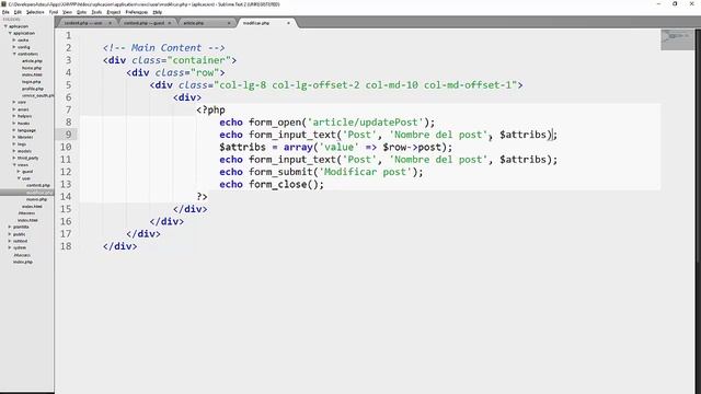 Curso Codeigniter #22 Como Actualizar Tablas смотреть онлайн