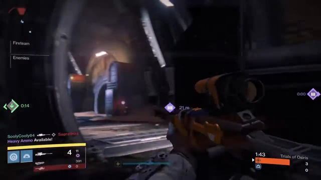 Trials of Osiris - Flawless Hunter Run on Firebase Delphi (#Y2W3) смотреть онлайн