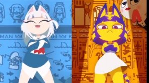 Египетская кошка тансует  оригинал