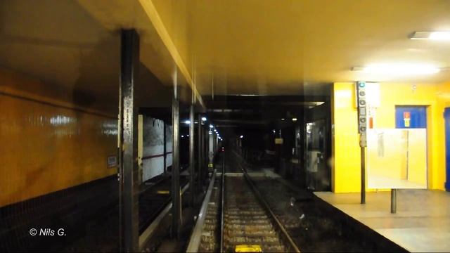 Führerstandsmitfahrt U-Bahn Berlin [U6 - F90] Wedding - Afrikanische Straße смотреть онлайн