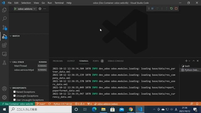 Try odoo15 on VSCode смотреть онлайн