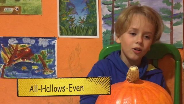 Откуда пошло название Хэллоуин. Французский бульдог охотится на тыкву. Halloween Pumpkin. смотреть онлайн