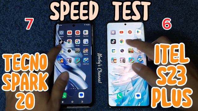 TECNO SPARK 20 vs. ITEL S23 PLUS | SPEED TEST смотреть онлайн