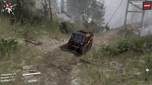 SpinTires - SHERP Ural Challenge DLC - УРАЛ #1 смотреть онлайн