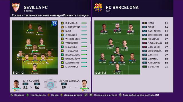eFootball PES 2020 - Realistic Gameplay Mod | Master League | La Liga Santander | Sevilla FC #6 смотреть онлайн