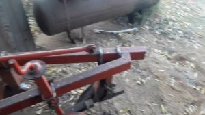 Небольшая доработка китайского плуга на минитрактор Синтай220.