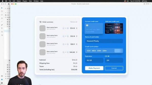 XD Daily Creative Challenge - Credit Card Payment | Adobe Creative Cloud