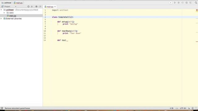 Python Unit testing - Hello World смотреть онлайн
