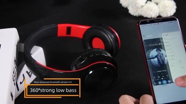 Hi-Fi стереонаушники Bluetooth с поддержкой FM и SD-карт смотреть онлайн