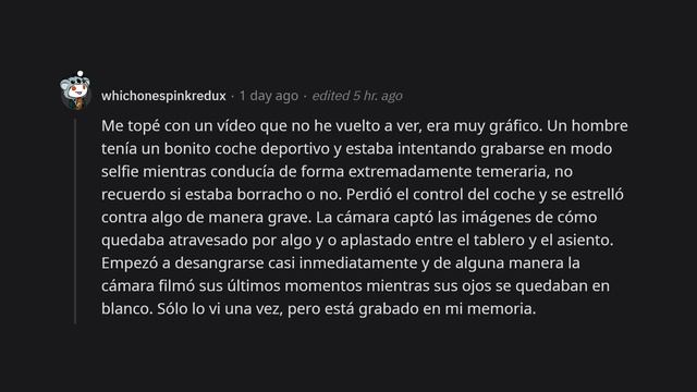 ¿Cuál es el post de reddit más extraño o aterrador que has visto? смотреть онлайн