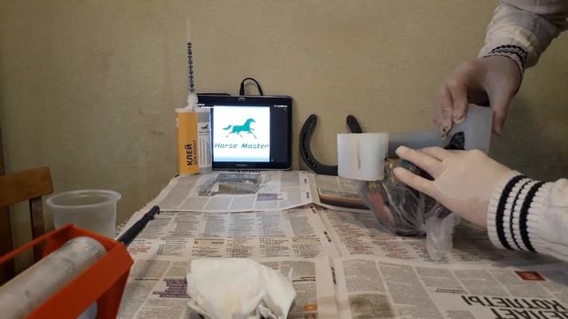 2) Тестируем силиконовую накладку на копыто Horsemaster.ru, для жидких подков. (Часть 2) смотреть онлайн